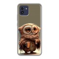 Дизайнерский силиконовый чехол для Samsung Galaxy A03 Сова