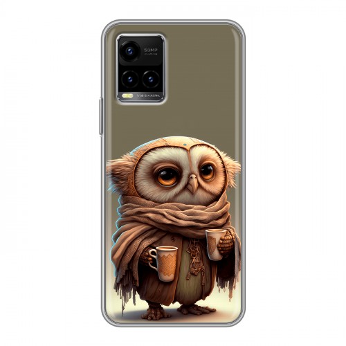 Дизайнерский силиконовый чехол для Vivo Y33s Сова