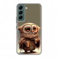 Дизайнерский силиконовый чехол для Samsung Galaxy S22 Сова