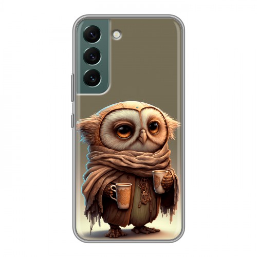 Дизайнерский силиконовый чехол для Samsung Galaxy S22 Сова