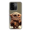 Дизайнерский силиконовый с усиленными углами чехол для Tecno Spark Go 2022 Сова