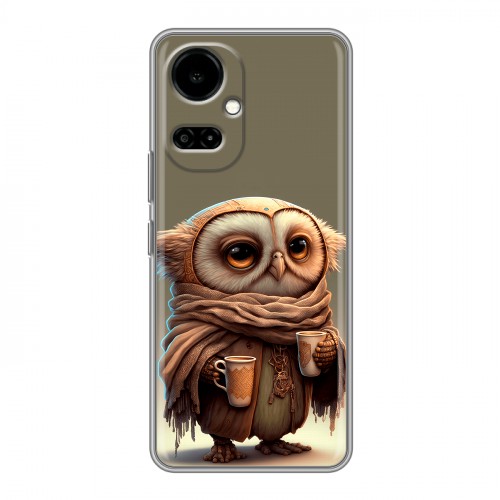 Дизайнерский силиконовый чехол для Tecno Camon 19 Сова