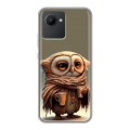 Дизайнерский силиконовый чехол для Realme C30 Сова