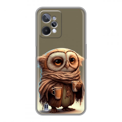 Дизайнерский силиконовый чехол для Realme C31 Сова