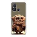 Дизайнерский силиконовый чехол для Itel A49 Сова