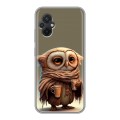 Дизайнерский силиконовый чехол для Xiaomi Poco M5 Сова