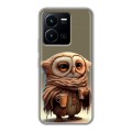Дизайнерский силиконовый чехол для Vivo Y35 Сова