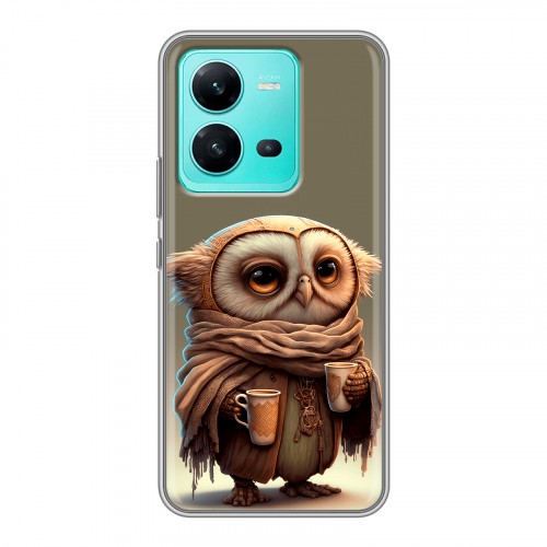 Дизайнерский силиконовый чехол для Vivo V25 Сова