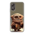 Дизайнерский силиконовый чехол для OPPO A17 Сова