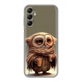 Дизайнерский силиконовый чехол для Samsung Galaxy A14 Сова