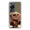 Дизайнерский силиконовый чехол для Huawei P60 Сова