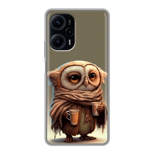 Дизайнерский силиконовый чехол для XIaomi Poco F5 Сова