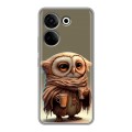 Дизайнерский силиконовый чехол для Tecno Camon 20 Сова