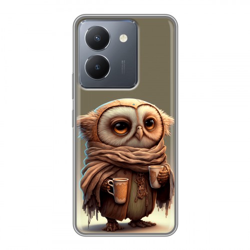 Дизайнерский силиконовый чехол для Vivo Y36 Сова