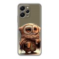 Дизайнерский силиконовый чехол для Xiaomi RedMi 12 Сова