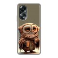 Дизайнерский силиконовый чехол для OPPO A58 4G Сова