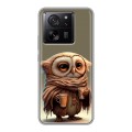 Дизайнерский силиконовый чехол для Xiaomi 13T Сова