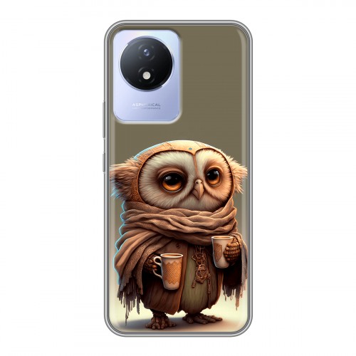 Дизайнерский силиконовый чехол для Vivo Y11 (2023) Сова
