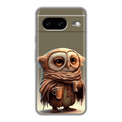 Дизайнерский силиконовый чехол для Google Pixel 8 Сова
