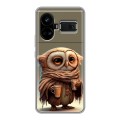 Дизайнерский силиконовый чехол для Realme GT5 Сова