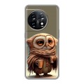 Дизайнерский силиконовый чехол для OnePlus 11 Сова