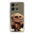 Дизайнерский силиконовый чехол для Itel A60s Сова