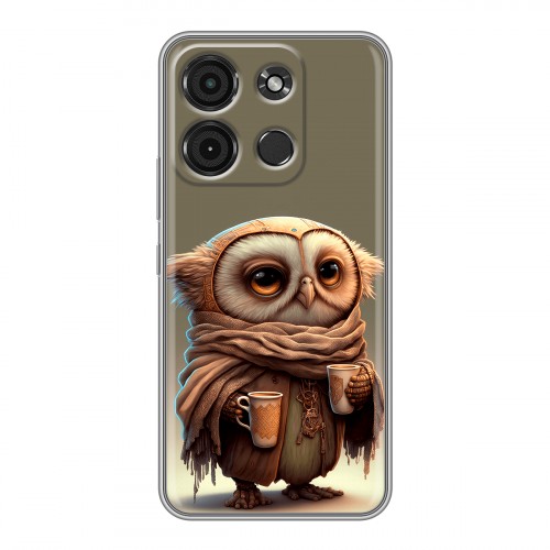 Дизайнерский силиконовый чехол для Itel A60s Сова