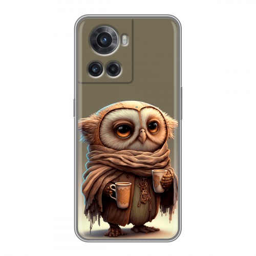 Дизайнерский силиконовый чехол для OnePlus Ace Сова