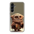 Дизайнерский силиконовый чехол для Samsung Galaxy A55 Сова