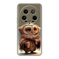 Дизайнерский силиконовый чехол для Xiaomi 14 Ultra Сова