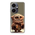 Дизайнерский силиконовый чехол для Itel P55 Plus Сова