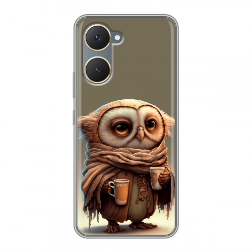 Дизайнерский пластиковый чехол для Vivo Y03 Сова