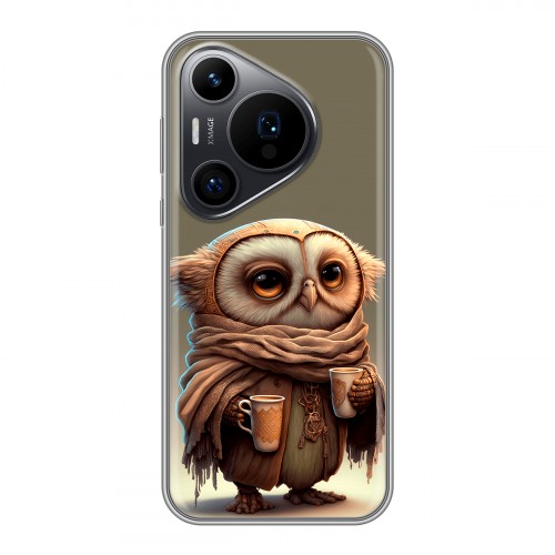Дизайнерский силиконовый чехол для Huawei Pura 70 Pro Сова