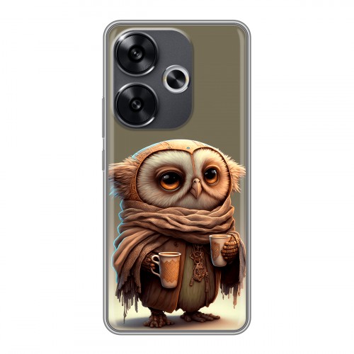 Дизайнерский силиконовый чехол для Xiaomi Redmi Turbo 3 Сова