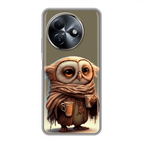 Дизайнерский силиконовый чехол для Itel S24 Сова
