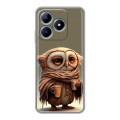 Дизайнерский силиконовый чехол для Realme C63 Сова