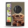 Дизайнерский силиконовый чехол для Nokia Lumia 1020 Сова