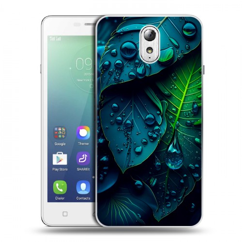 Дизайнерский силиконовый чехол для Lenovo Vibe P1m Листья
