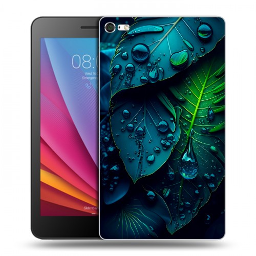 Дизайнерский силиконовый чехол для Huawei MediaPad T2 7.0 Pro Листья