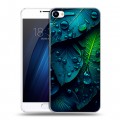 Дизайнерский пластиковый чехол для Meizu U20 Листья