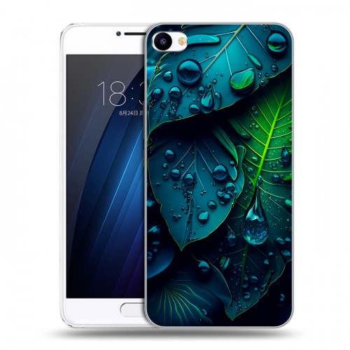Дизайнерский пластиковый чехол для Meizu U20 Листья
