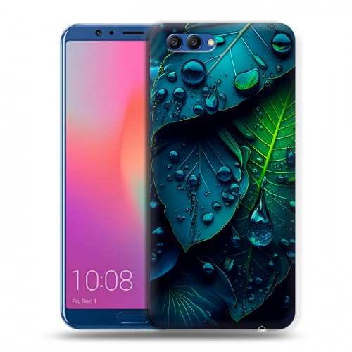 Дизайнерский пластиковый чехол для Huawei Honor View 10 Листья