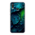 Дизайнерский силиконовый чехол для Huawei P20 Lite Листья