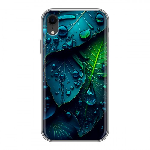 Дизайнерский силиконовый чехол для Iphone Xr Листья