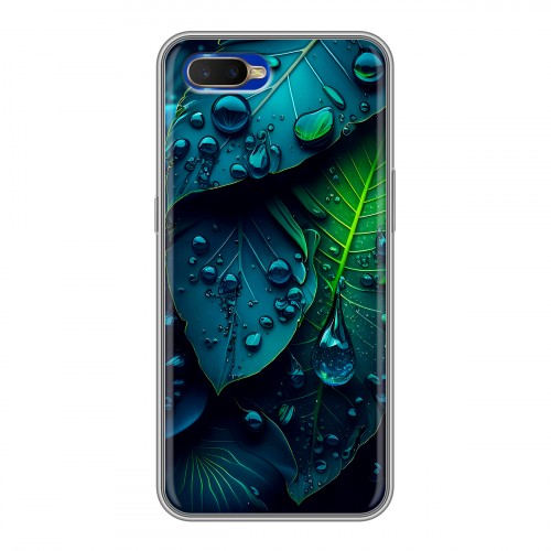 Дизайнерский силиконовый чехол для OPPO RX17 Neo Листья