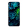 Дизайнерский силиконовый чехол для Samsung Galaxy A50 Листья