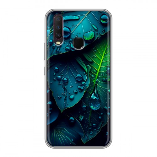 Дизайнерский силиконовый чехол для Vivo Y17 Листья