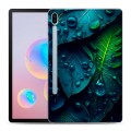Дизайнерский силиконовый чехол для Samsung Galaxy Tab S6 Листья