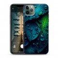 Дизайнерский силиконовый чехол для Iphone 11 Pro Листья