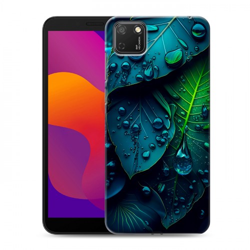 Дизайнерский силиконовый чехол для Huawei Honor 9S Листья